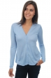 Cashmere & Zijde dames kasjmier rutabaga hemels blauw 3xl